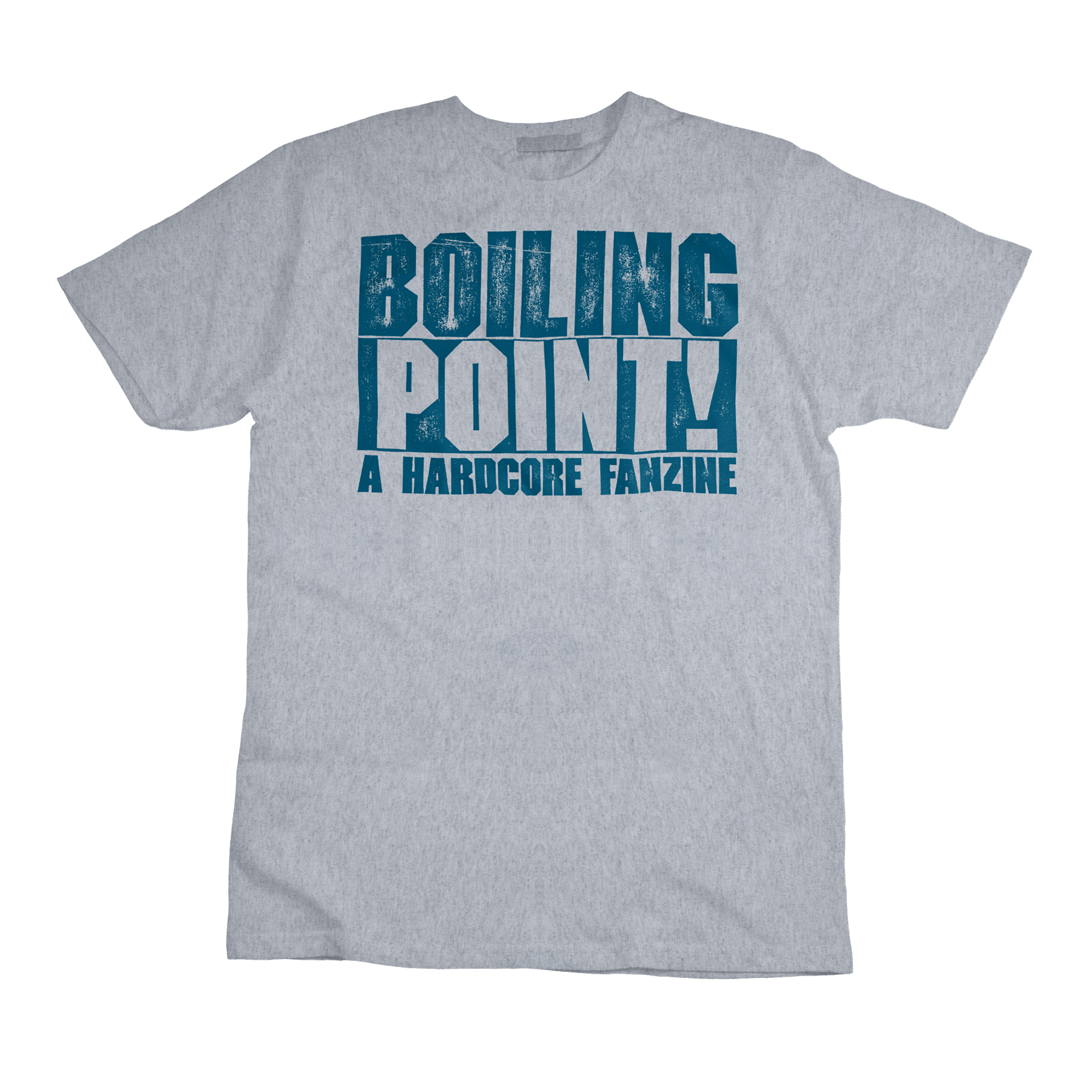 Boiling Point Logo on Athletic Gray